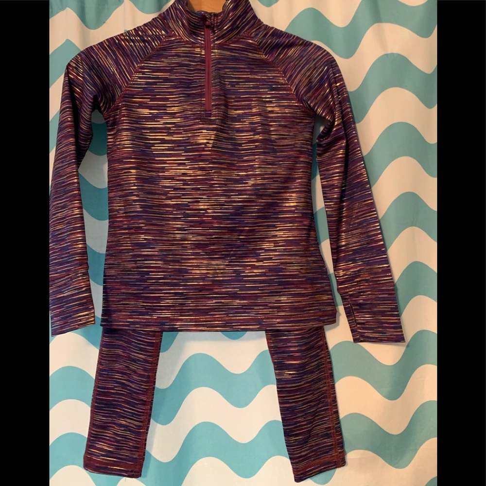 Ideology Purple and Gold tracksuit